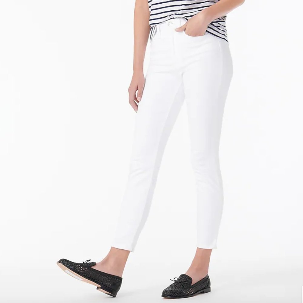 ⭐️3/$25 J. Crew White Toothpick Skinny Jean
